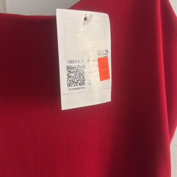 Forever 21 size small red long dress new with tags - Picture 2 of 3